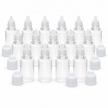 10 ML Empty Squeezable Plastic Dropper Bottle