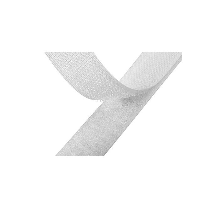 50mm Wide Sew-On tape White 1m in length