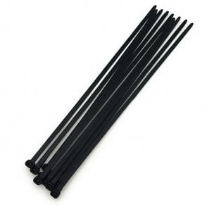 Round Head - Cable Ties- Black- 7.6mmx400mm x10