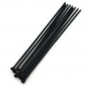 Round Head - Cable Ties- Black- 7.6mmx400mm x10