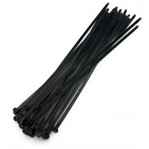 Round Head - Cable Ties- Black- 7.6mmx400mm x20
