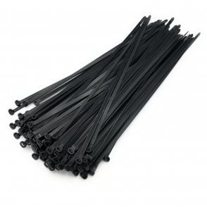 Round Head - Cable Ties- Black- 7.6mmx400mm x100