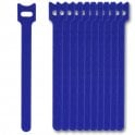 Hook & Loop Nylon cable ties 12mmx180mm Blue 100 piece