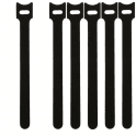 On1shelf® Hook and Loop cable ties 12mmx180mm Black 100 pieces