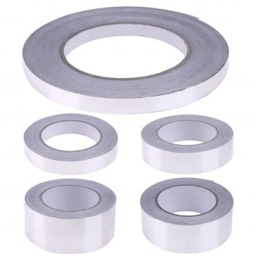 Aluminium Foil Tape 20-48-72-96MM X 50M & 10M Heath Insulation Duct Self Adhesive