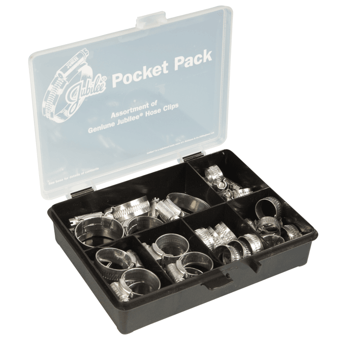 Assorted Pack Hose Clips Hose Clamps 32 pcs PPMS Steel Zinc