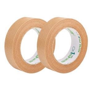 On1shelf® Biodegradable Paper kraft tape 24mm x 50m, 2pcs