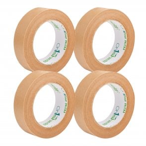 On1shelf® Biodegradable Paper kraft tape 24mm x 50m, 4pcs