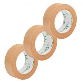 On1shelf® Biodegradable Paper kraft tape 36mm x 50m, 3pcs