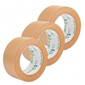 On1shelf® Biodegradable Paper kraft tape 48mm x 50m, 3pcs