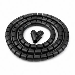 TR Cable 25mm cable spiral band Black 2m
