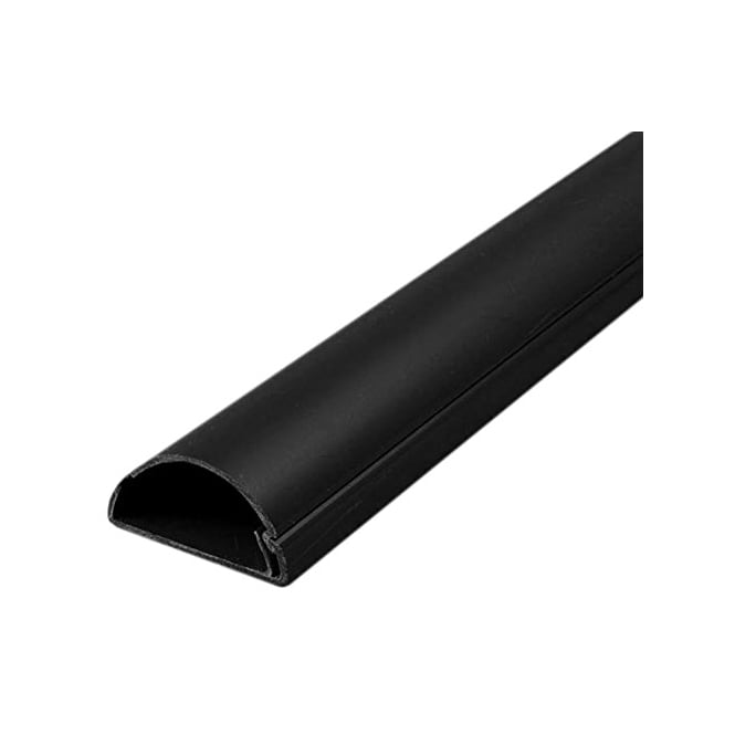 Black 30x15 Decorative Adhesive TV Cable Tidy Cover Wire Hide Trunk
