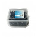 Black Round Cable Clips K-Type Trade Box, 8mm- 500 Pieces