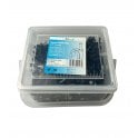 Black Round Cable Clips K-Type Trade Box, 9mm- 500 Pieces