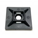 On1shelf® Self Adhesive Tie Mounts PA66: 28x28 Black, 50pcs