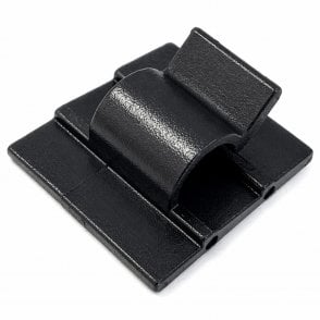 On1shelf® Self Adhesive Cable Clips Black 5mm- 50pcs