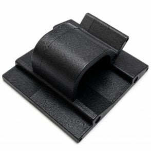 On1shelf® Self Adhesive Cable Clips Black 8mm- 50pcs