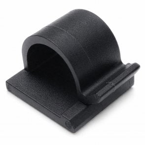 On1shelf® Self Adhesive Cable Clips Black 16mm- 10pcs