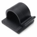 On1shelf® Self Adhesive Cable Clips Black 16mm- 50pcs