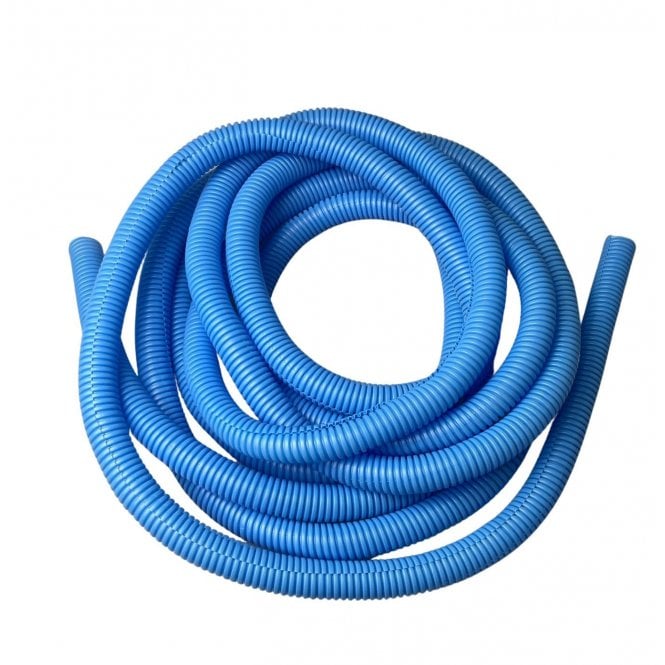 Blue Corrugated Conduit Split Plastic Flexible Cable Tidy Solution Tube Trunking