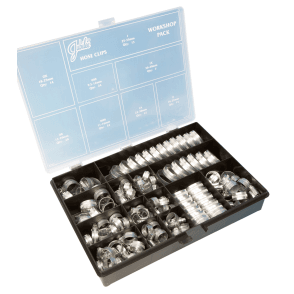 Clip HCP Workshop Pack 143 Assorted Hose Clips Hose clamps