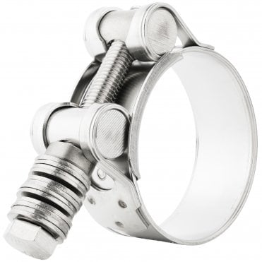Constant Pressure T-Bolt Hose Clamp – 68–73mm (316 Stainless Steel)