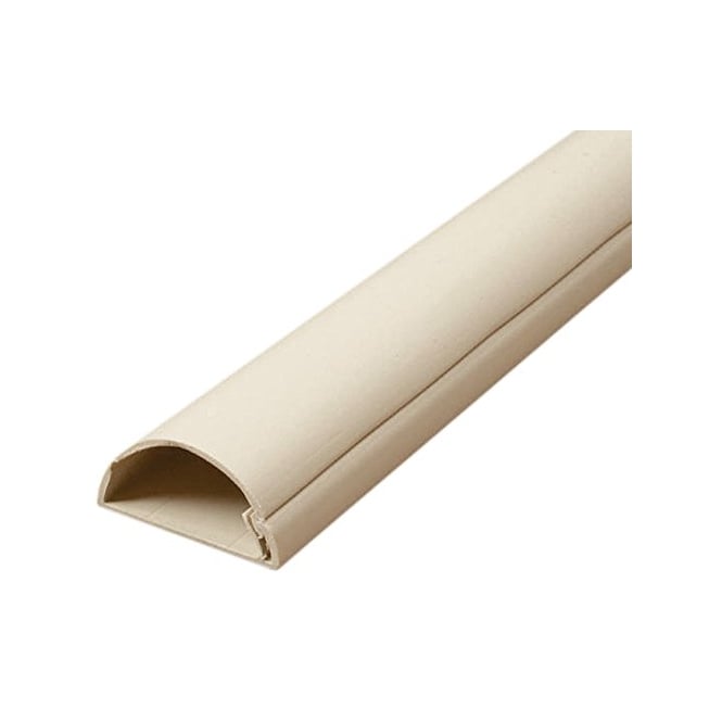 Cream 30x15 Decorative Adhesive TV Cable Tidy Cover Wire Hide Trunk