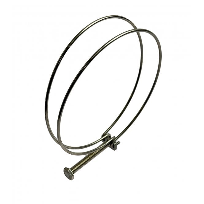 Double Wire Screw Hose Clamp Stainless Steel for Ducting & Heating & Ventilation