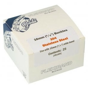 Flexiband 304SS 16mm Buckles 25pk