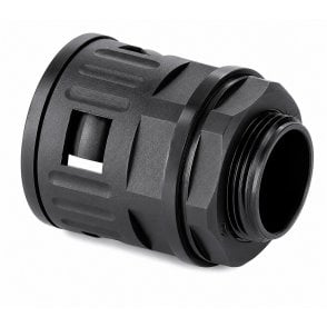 Conduit Cable Connector Black AD 28.5mm - 3PCs