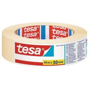 Tesa General Purpose 4 day masking tape, 30mm x 50M