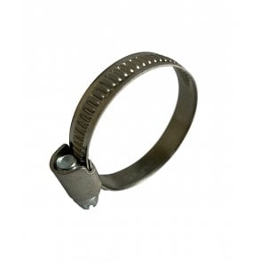 32-50mm Hose Clamp Hose Pipe Clip W4 Stainless Steel (9mm Bandwidth, Light range) x10