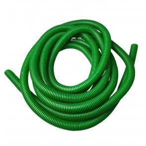 PE Green Corrugated Conduit  Flexi Pipe Tube Split 15mm - 5m