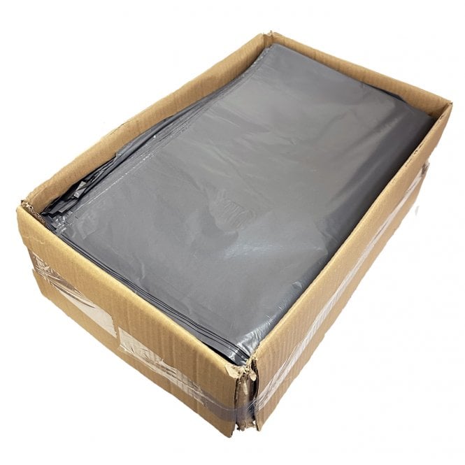 Grey Postal Mailing Bags - 60mu Thickness - Durable, Waterproof, 24