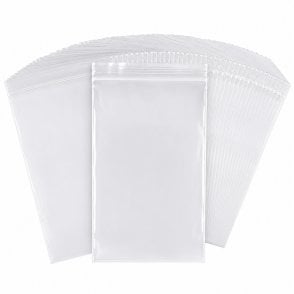 Cear Grip Seal Bags GL8, 3" x 7.5" ( 75 x 190mm ) - 100 Bags