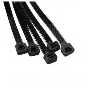 Heavy Duty Black Cable Ties Zip Straps 7.2mmx450mm x10