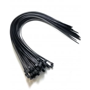 Heavy Duty Black Cable Ties Zip Straps 7.6mmx400mm x100