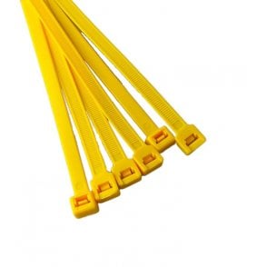 Heavy Duty Yellow Cable Ties Zip Straps 9.0mmx750mm x10