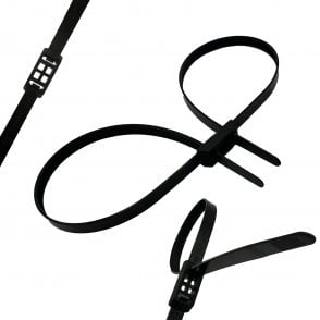 Handcuffs - Cable Ties- Black- 13mmx900mm x2