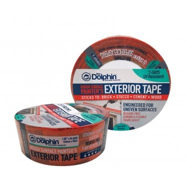 Heavy Duty Rough Surface Exterior Masking Tape Clean Peel UV Resistant 48mm x50m