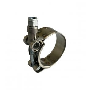 W2 Stainless Steel T Bolt Hose Clamps For Industrial Machinery & Exhaust Clips 79-87mm x4
