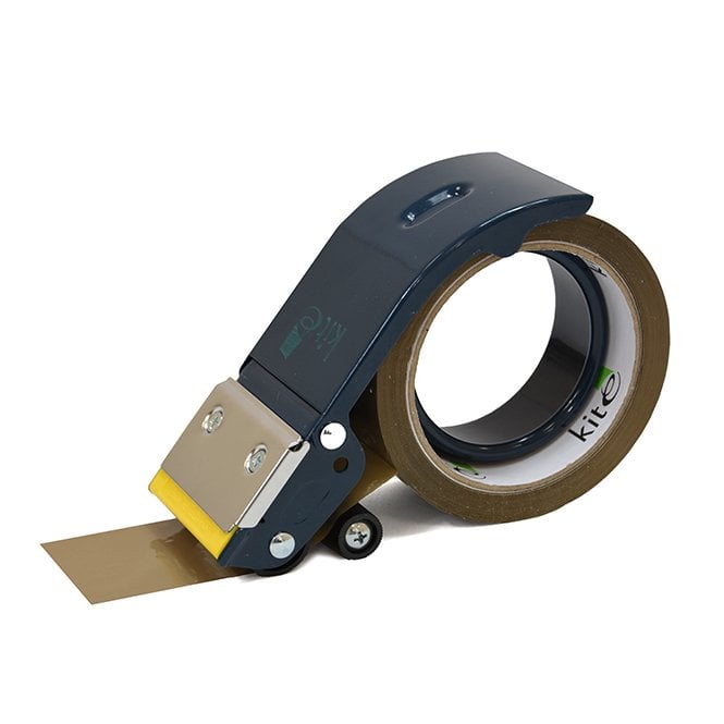 Heavy duty tape dispenser for 48mm tape on 75mm cores