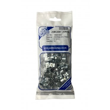 Jubilee® Junior Zinc-Plated Mild Steel Mini Hose Clips – Nut & Bolt Clamps