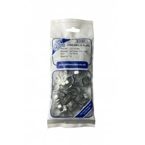 Jubilee O Clip 2-ear Mild Steel 14-17mm x50