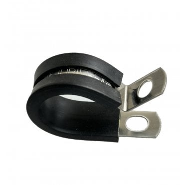 Jubilee® Rubber Lined P Clips in Stainless Steel