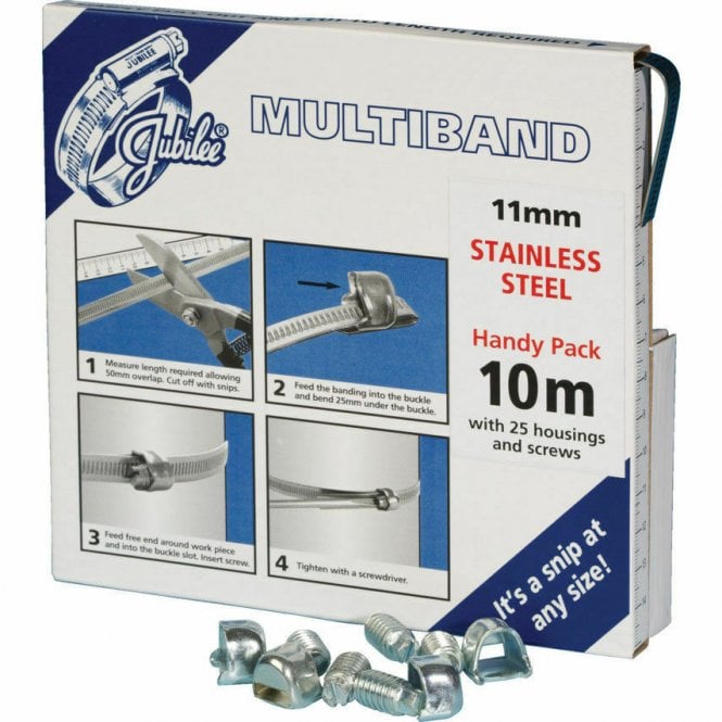 Mb1806 11Mmx10M Stainless Steel Band Dispenser Inc Screws and Housing