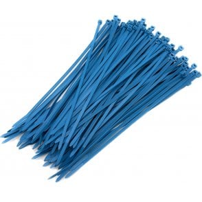 Metal Detectable - Cable Ties- Blue - 3.6mmx200mm x100