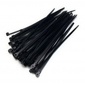 Black Cable Ties Zip Straps 3.6mmx200mm x100