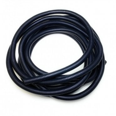 On1shelf® Black Split Corrugated Conduit – Flexible Cable Tidy Tube
