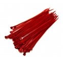 Red Cable Ties Zip Straps 2.5mmx100mm x100